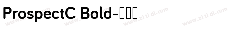 ProspectC Bold字体转换